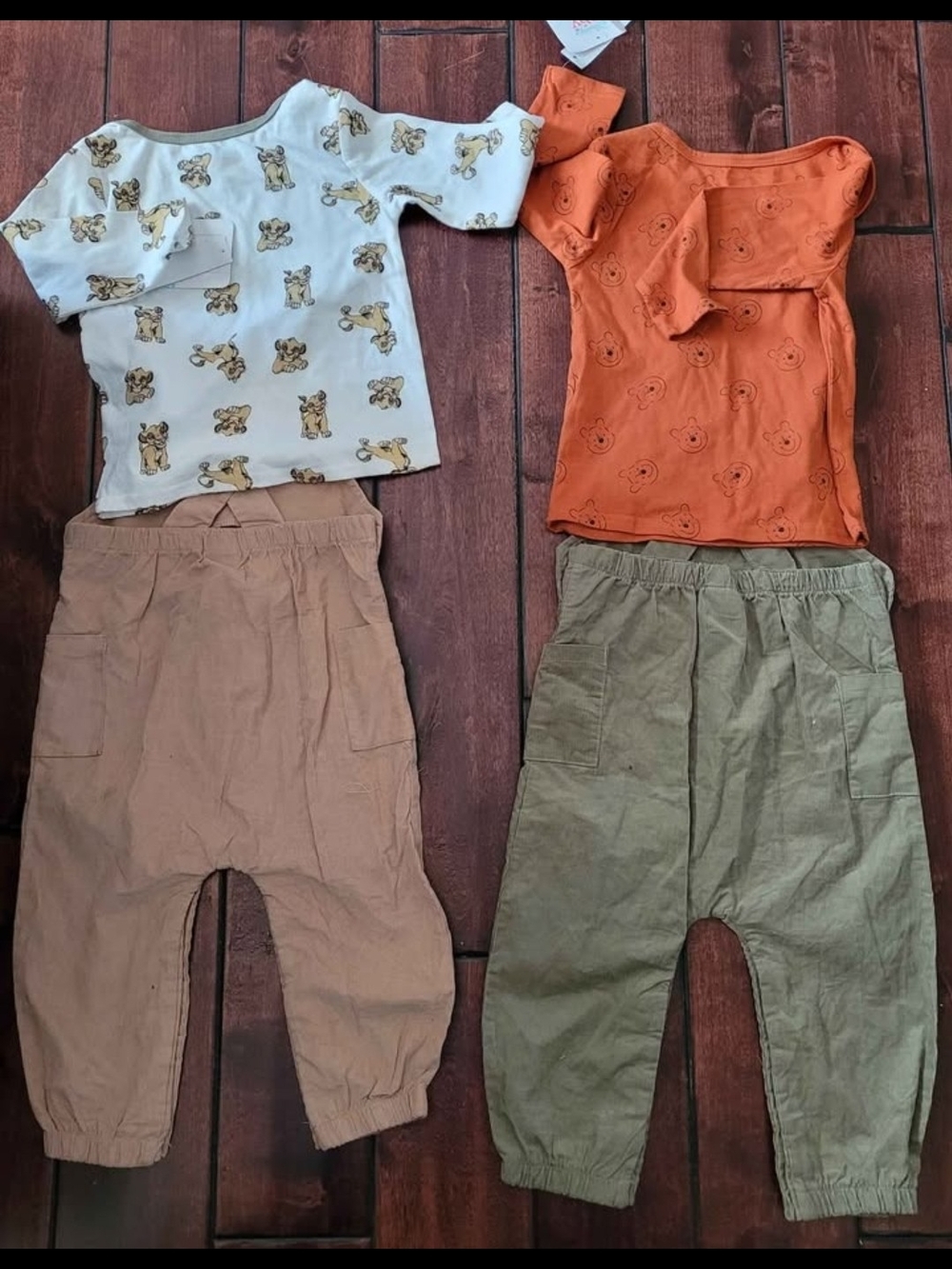 Disney Simba/Winnie The Pooh Overall Set Lot(2) Size 24 Months NWT - Picture 14 of 16